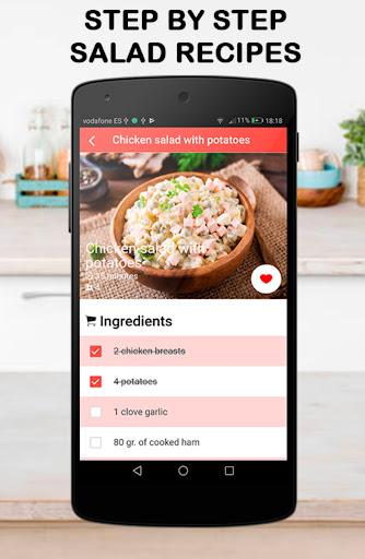 Easy & Healthy Salad Recipes - Image screenshot of android app