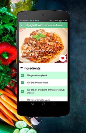 Italian Spaghetti Recipes - عکس برنامه موبایلی اندروید