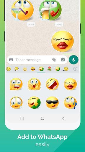 WhatSmiley: Emoji WASticker - عکس برنامه موبایلی اندروید