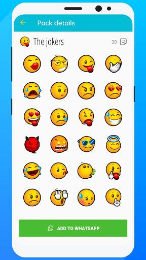 WeSmile Smileys (WASticker) - Image screenshot of android app