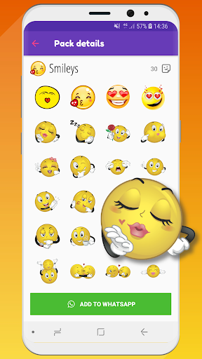 WeLove stickers (WASticker) - Image screenshot of android app