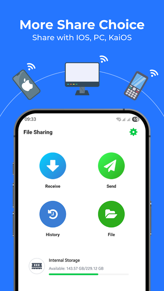 ShareMaster - Fast File Share - عکس برنامه موبایلی اندروید