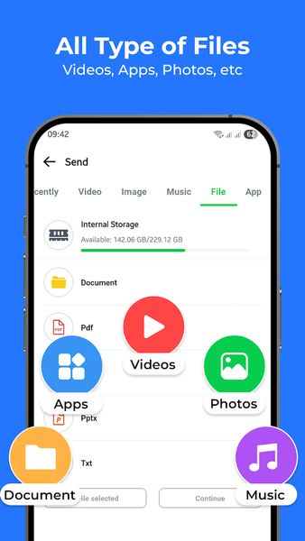 ShareMaster - Fast File Share - عکس برنامه موبایلی اندروید