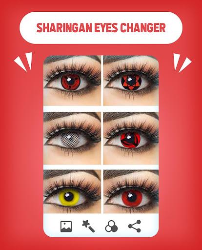 Sharingan Eyes Changer - Sharingan Camera Effect - عکس برنامه موبایلی اندروید