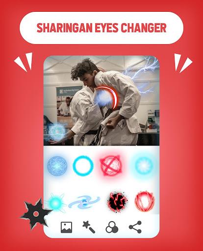 Sharingan Eyes Changer - Sharingan Camera Effect - عکس برنامه موبایلی اندروید