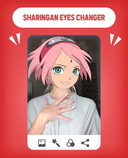 Sharingan Eyes Changer - Sharingan Camera Effect - عکس برنامه موبایلی اندروید