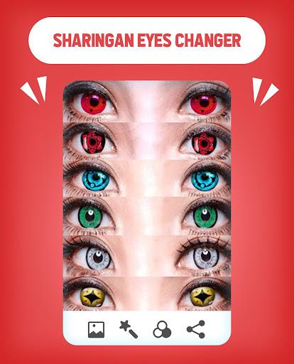 Sharingan Eyes Changer - Sharingan Camera Effect - عکس برنامه موبایلی اندروید