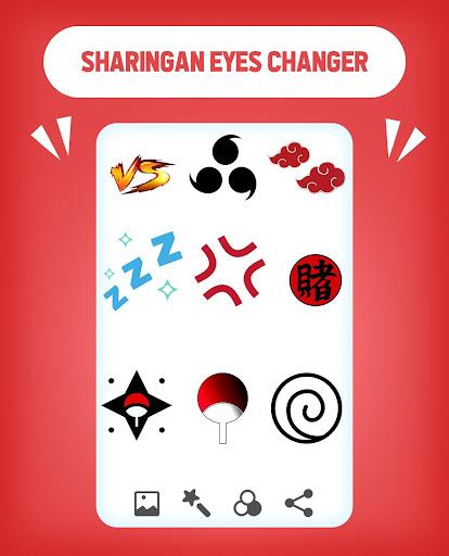 Sharingan Eyes Changer - Sharingan Camera Effect - عکس برنامه موبایلی اندروید
