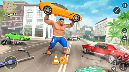 Grand Monster Rope hero Game - Gameplay image of android game