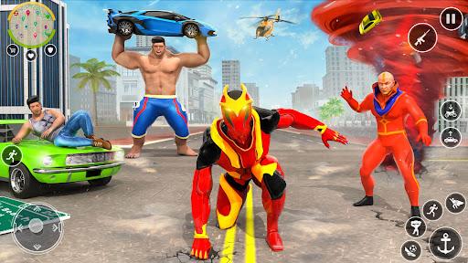 Grand Monster Rope hero Game - Gameplay image of android game