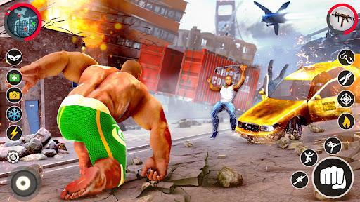 Grand Monster Rope hero Game - Gameplay image of android game