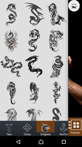 Tattoos Png Top Class Editing Effects Frnds Useful  Dragon Tattoos   200x395 PNG Download  PNGkit