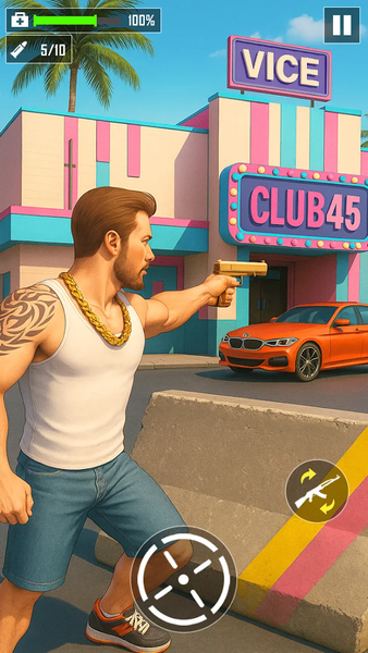 LA Mafia City: Shooting Game - Gameplay image of android game