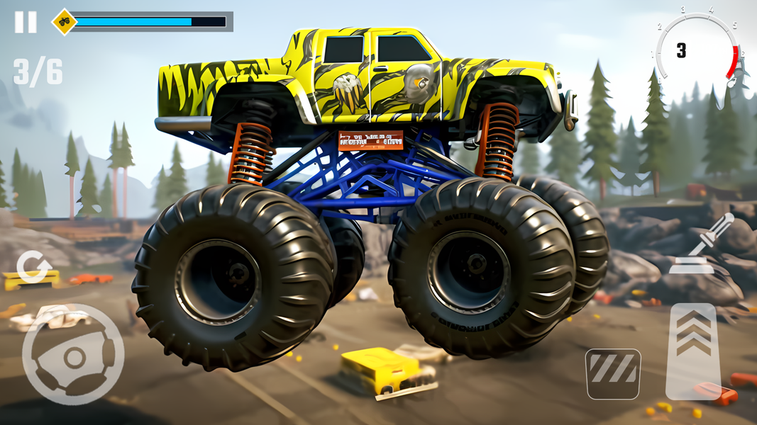 ۴x۴ Monster Truck Racing Games - عکس بازی موبایلی اندروید