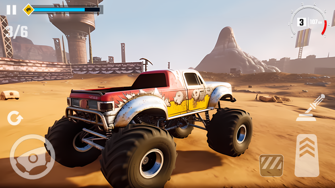 ۴x۴ Monster Truck Racing Games - عکس بازی موبایلی اندروید
