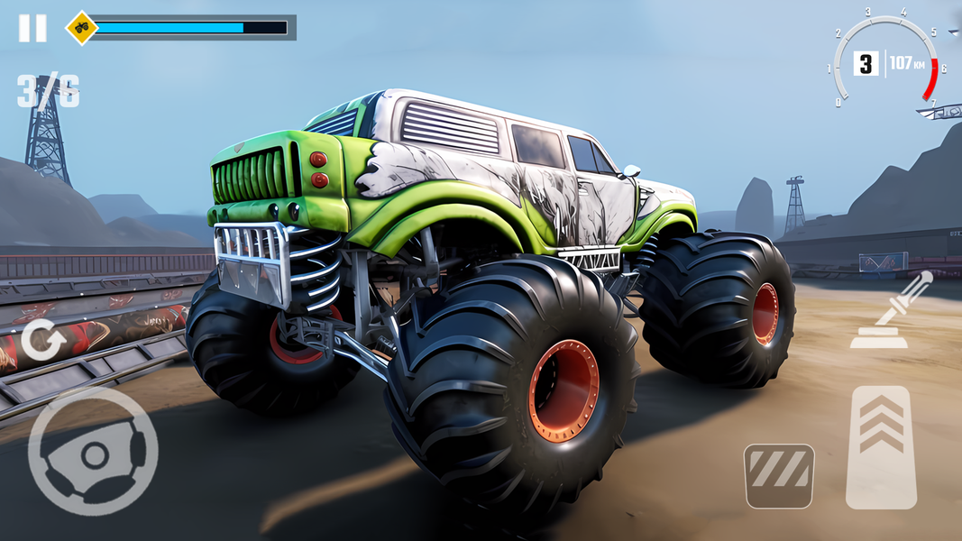 ۴x۴ Monster Truck Racing Games - عکس بازی موبایلی اندروید