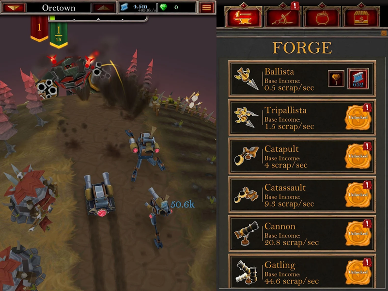 Castle Fusion Idle Clicker - عکس بازی موبایلی اندروید