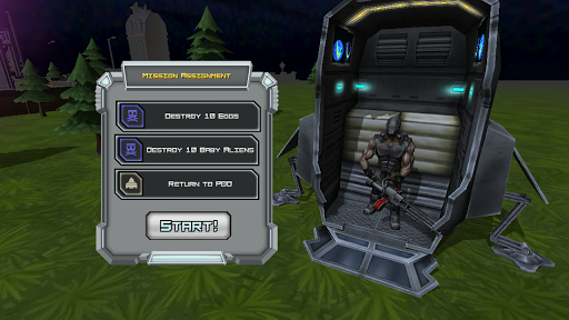 Alien Invasion Adventure 3D - Gameplay image of android game