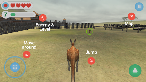 Kangaroo Simulator - Gameplay image of android game