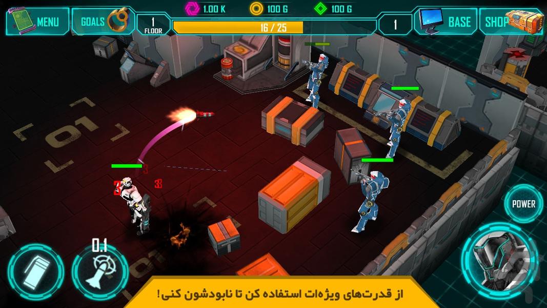 Cyber Soldier - Gameplay image of android game