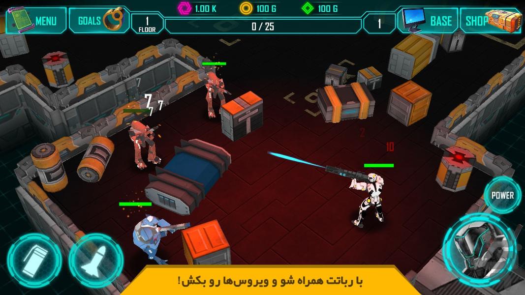 Cyber Soldier - Gameplay image of android game