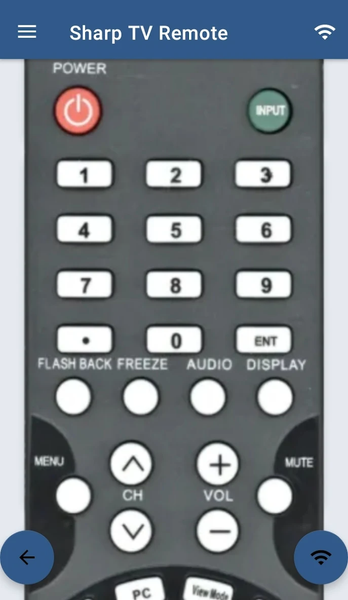 Sharp Smart TV Remote - عکس برنامه موبایلی اندروید
