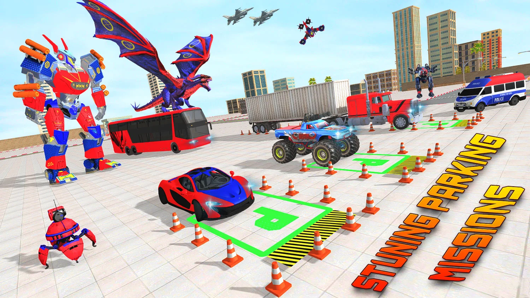 Flying Dragon Robot War - عکس بازی موبایلی اندروید