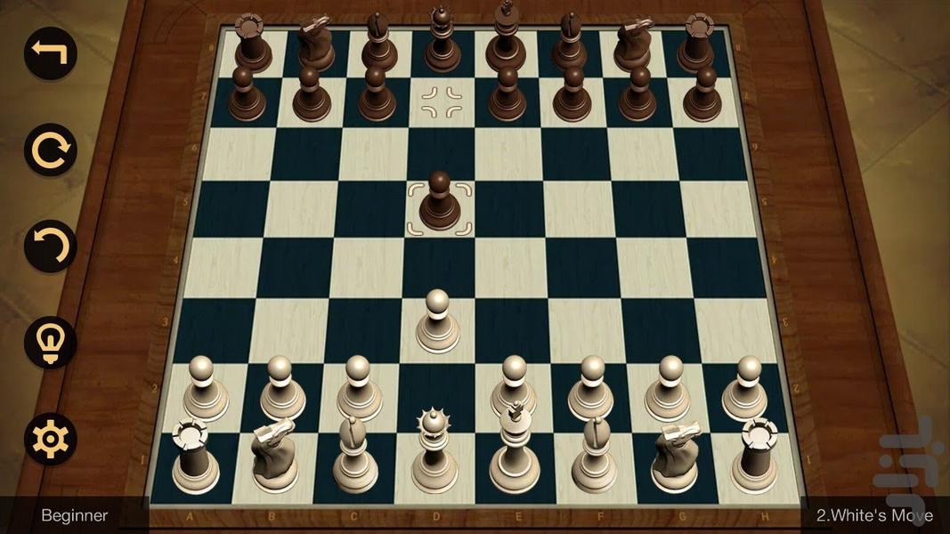 بازی شطرنج(دو نفره) - Gameplay image of android game