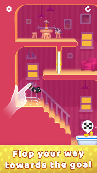 Lazy Jump - Gameplay image of android game