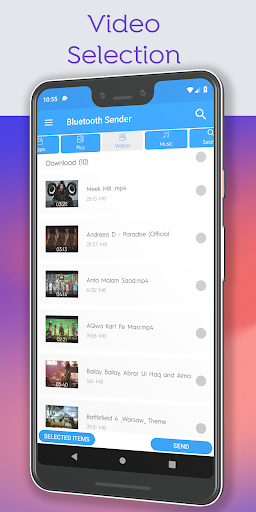 Bluetooth Sender Share Transfe - Image screenshot of android app
