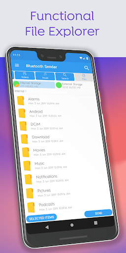 Bluetooth Sender Share Transfe - Image screenshot of android app