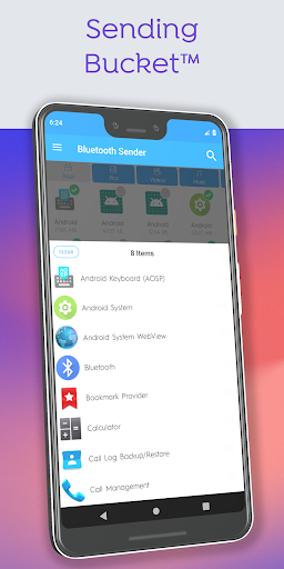 Bluetooth Sender Share Transfe - Image screenshot of android app
