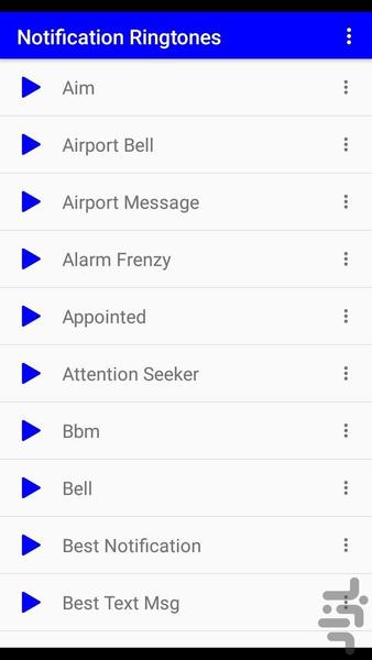 notification ringtones - Image screenshot of android app