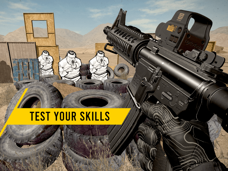 GUNSIM - ۳D FPS Shooting Guns - عکس بازی موبایلی اندروید