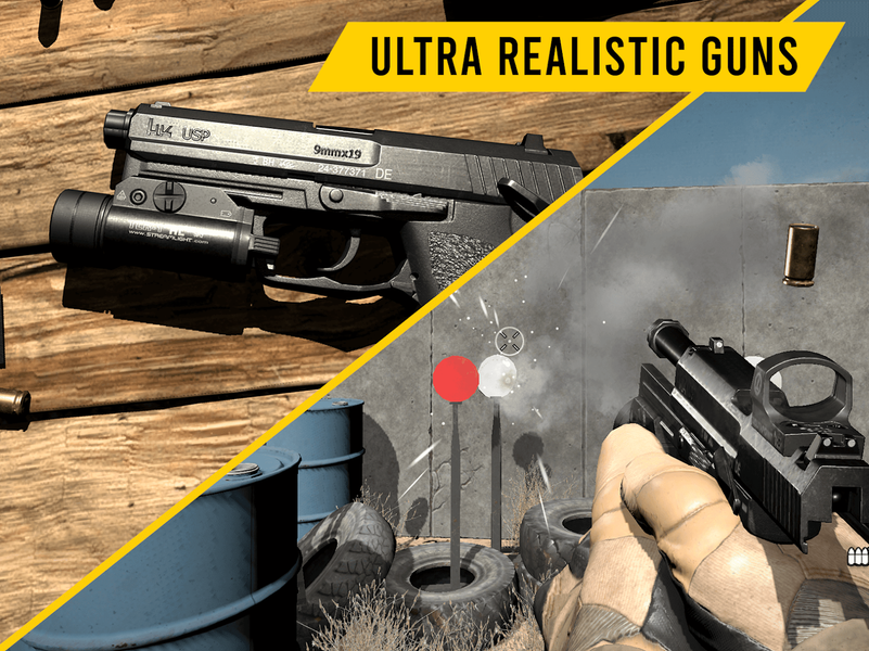 GUNSIM - ۳D FPS Shooting Guns - عکس بازی موبایلی اندروید