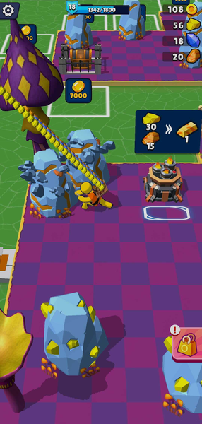 Rocky Ore - Gameplay image of android game