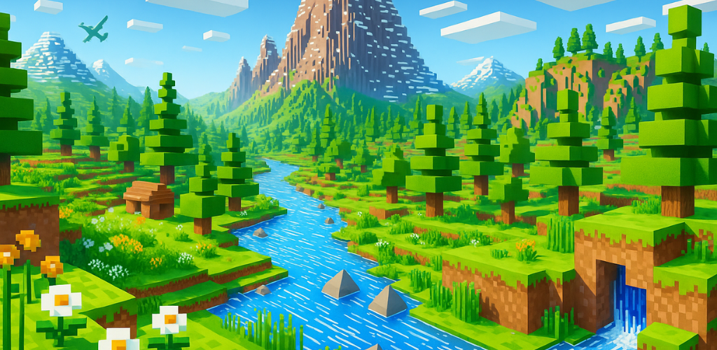 RoboCraft World Block Building - Gameplay image of android game