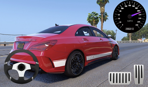 Fast Race Mercedes CLA 45 Parking - Image screenshot of android app