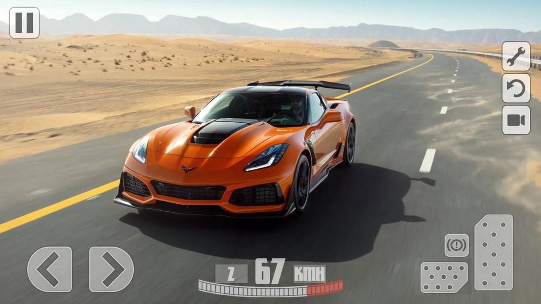 Drag Race Chevrolet Corvette - عکس بازی موبایلی اندروید