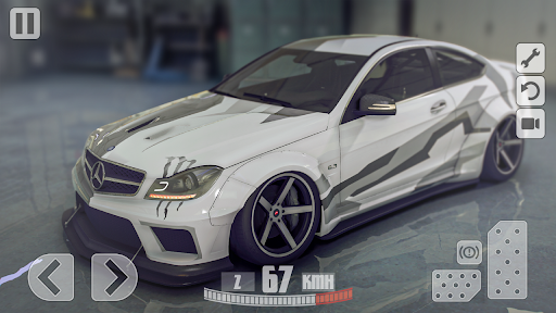 Parking Mercedes C۶۳ AMG City - عکس بازی موبایلی اندروید