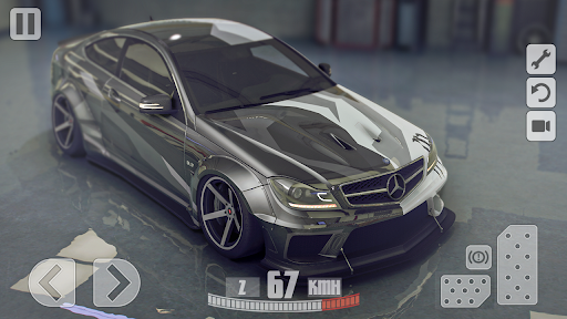 Parking Mercedes C63 AMG City - Gameplay image of android game
