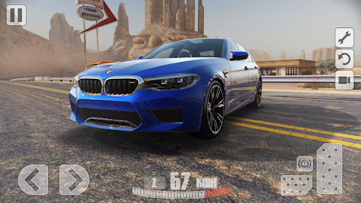 City Racer BMW M5 Parking Area - Gameplay image of android game