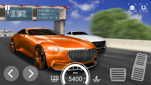 Drive Mercedes Benz Vision Car - Gameplay image of android game