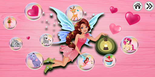 Games for girls kids puzzles - Gameplay image of android game