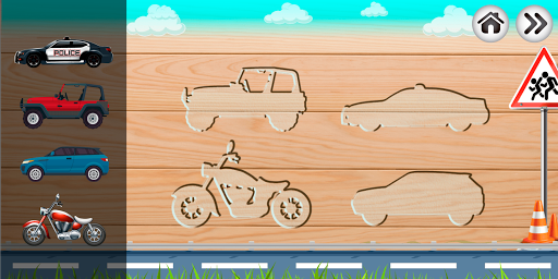 Cars games for boys puzzles - Gameplay image of android game
