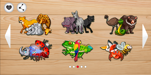 Animals puzzle games for kids - عکس برنامه موبایلی اندروید