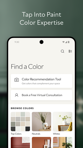 Sherwin-Williams Color Expert™ - عکس برنامه موبایلی اندروید