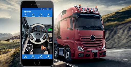 Truck engine sound scania man - Image screenshot of android app