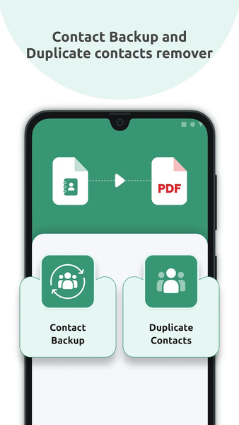 Contact Backup & Cleaner - Image screenshot of android app