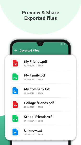 Contact Backup & Cleaner - Image screenshot of android app